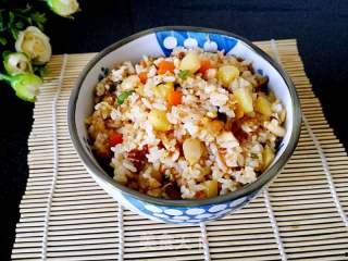 瓜哥吃鸡腿炒饭